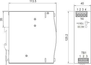 Mean Well ZASILACZ IMPULSOWY EDR-150-24 MEAN WELL 7