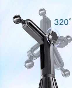 Yesido Uchwyt samochodowy na telefon obrotowy 360 do samochodu w miejsce na kubek Cup Holder Yesido C195 Czarny 6