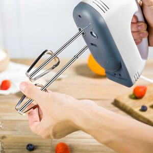 Mikser Zephyr MIKSER RĘCZNY ROBOT KUCHENNY 7 PRĘDKOŚCI + 4 KOŃCÓWKI ZESTAW MOCNY 260W 5