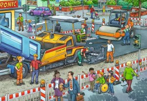 Ravensburger Road Construction Site 2x12p 1