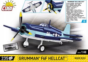 B-Kids Klocki Grumman F6F Hellcat 235 klocków B-kids 1