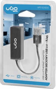 Karta sieciowa uGo KARTA SIECIOWA UGO USB 2.0 TO ETHERNET RJ-45 ADAPTER one size 4
