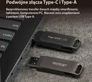 Pendrive Patriot Rage R550, 128 GB  (PE128GR550DSAD) 4