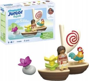 Playmobil PLAYMOBIL 71459 Junior Aqua & Disney: Vaiana Catamaran, construction toy 1
