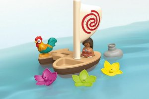 Figurka Playmobil 71459 Junior Aqua & Disney: Moana Catamaran construction toy 4