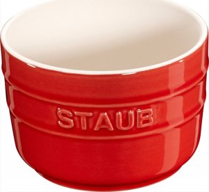 STAUB Staub Mini Ramekin Okrągły, 2 szt. - 200 ml, Czerwony 1