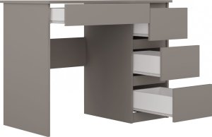 Biurko Topeshop Mijas Szare 98 cm x 51 cm 2