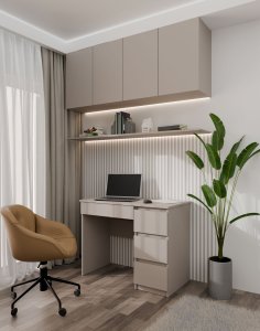 Biurko Topeshop Mijas Szare 98 cm x 51 cm 3