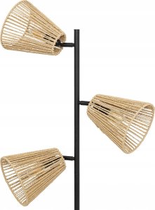 Atmosphera Lampa stojąca boho GIADA, 3 obrotowe klosze, 150 cm 5