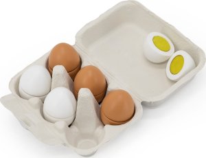 Viga Toys VIGA Drewniane Jajka Do Krojenia w Wytłoczce 5
