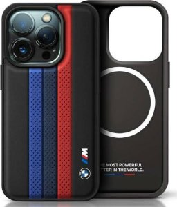 BMW BMW BMHMP16L23PUPTK iPhone 16 Pro 6.3" czarny/black hardcase M Perf. Tricolor Printed Stripes MagSafe 1