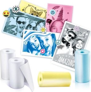 Canal Toys Photo Creator photo paper refill kit, additional colored paper rolls, 8 pcs 5