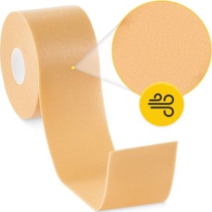 4fizjo Taśma piankowa przeciw otarciom beżowa 4,5 m  5 cm 4FIZJO 2