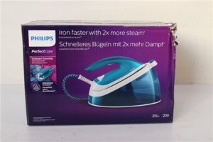 Parownica do ubrań Philips SALE OUT. Philips GC6840/20 PerfectCare Compact Essential Steam Generator, Blue/White, DAMAGED PACKAGING | Philips Steam Generator | GC6840/20 PerfectCare Compact Essential | 2400 W | 1.3 L | 6 bar | Auto power off | Vertical st 1