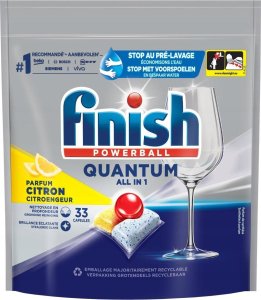 Finish TABLETĖ INDA FINISH QUANTUM CITRIN 33VNT 1