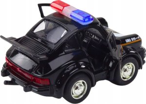 LeanToys Autko Policyjne Klasyczne 1:38 Napęd Światła Dźwięki Czarny 3