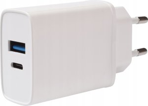 Ładowarka Vivanco Vivanco charger USB-A/USB-C PD3 20W, white (62401) 1