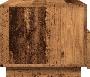 vidaXL vidaXL Stolik kawowy z oświetleniem LED, stare drewno, 50x49x40 cm 8