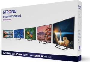 Telewizor Strong Strong SRT 40FF2003C 101,6 cm (40") Full HD Czarny 220 cd/m² 7