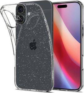 Spigen Etui IPHONE 16 Spigen Liquid Crystal Glitter Crystal transparentne 1