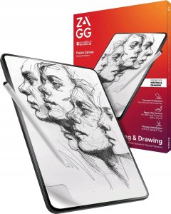 Zagg International ZAGG InvisibleShield Fusion Canvas - antybakteryjna folia ochronna imitująca papier do iPad Pro 11" M4 (2024) 1