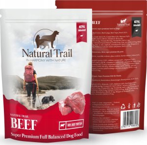 Natural Trail NATURAL TRAIL Dog  Beef saszetka 500g 3