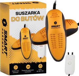 Suszarka do butów Smart Hardware ELEKTRYCZNA SUSZARKA DO BUTÓW 3 TRYBY CZARNO POMARAŃCZOWA 1