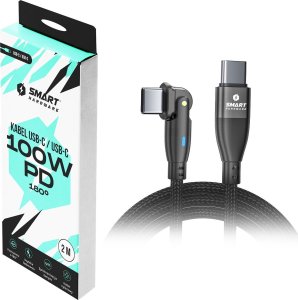 Kabel USB Smart Hardware USB-C - USB-C 1.8 m Czarny 3