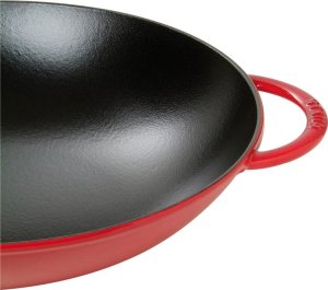 Patelnia STAUB wok Emaliowana 37cm 2