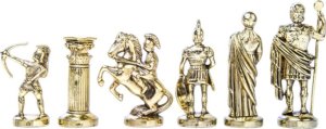 Giftdeco Wielkie ekskluzywne mosiężne szachy 2
