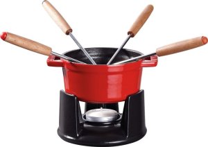 STAUB Mini zestaw do fondue Staub - 10 cm, Czerwony 1