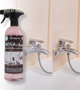 Dolphin PŁYN MEGA SANI DO USUWANIA ZACIEKÓW MYDLANYCH KAMIENNYCH RDZAWYCH 750ML 2