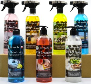 Dolphin PŁYN MEGA SANI DO USUWANIA ZACIEKÓW MYDLANYCH KAMIENNYCH RDZAWYCH 750ML 4