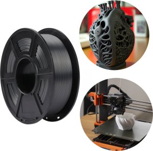 Sunlu FILAMENT PLA+ SUNLU 1,75 MM 1000 G CZARNY DO DRUKAREK 3D ULEPSZONA WERSJA 1