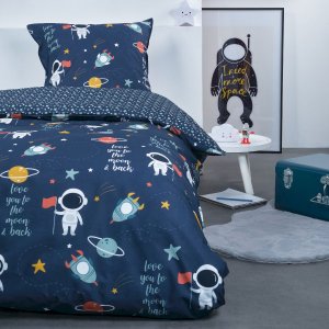 TODAY Pościel dla dziecik kosmos ASTRONAUT, 100% bawełna, 140 x 200 cm 1
