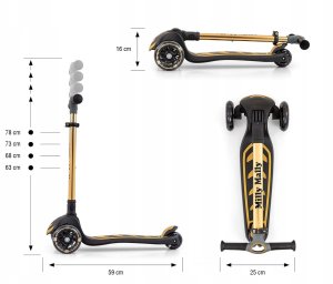 Hulajnoga Milly Mally Boogie Złoty (Ż-MIL-HU-18-94) 3