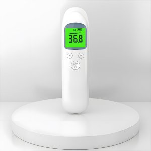 Termometr Retoo TERMOMETR Bezdotykowy LCD na podczerwień elektroniczny dokładny 3 kolory 7