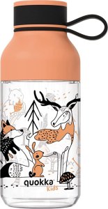 Quokka Quokka Ice Kids with strap - Butelka na wodę z tritanu 430 ml z paskiem (In The Woods) 1