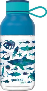 Quokka Quokka Ice Kids with strap - Butelka na wodę z tritanu 430 ml z paskiem (Sea Animals) 1