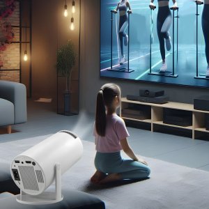 Projektor Retoo PROJEKTOR RZUTNIK WIFI ANDROID PRZENOŚNY OBROTOWY SMART 4K GŁOŚNIK BLUETOOTH 13