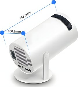 Projektor Retoo PROJEKTOR RZUTNIK WIFI ANDROID PRZENOŚNY OBROTOWY SMART 4K GŁOŚNIK BLUETOOTH 16