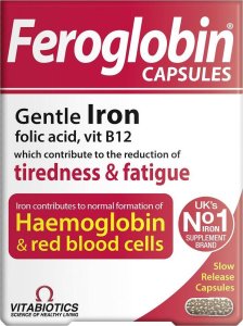 Alkotest VITABIOTICS_Ferogoblin B12 suplement diety wspomagający hemogoblinę i czerwone krwinki 30 kapsułek 1