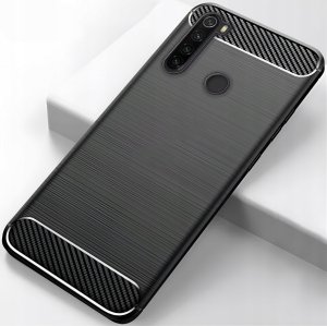 Hello Case Etui do Xiaomi Redmi Note 8T (Czarne, Pancerne, Karbon, Pokrowiec)   SZKŁO 3