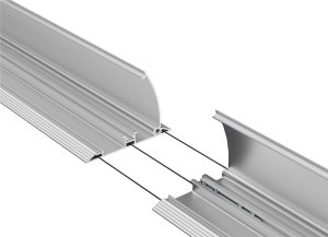 Organizer MultiBrackets Multibrackets M Cable Cover Floor Aluminium 139mm-W 2200mm-L, Cable floor protection, Aluminium, Aluminium, 2200 mm, 139 mm, 2 kg 6