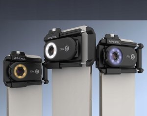 Apexel 3x Obiektyw MIKROSKOP CYFROWY 200x 150x 100x Filtr CPL do Telefonu Telefon / APL-MS3IN1 4