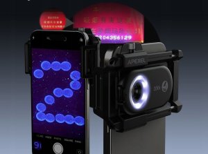 Apexel 3x Obiektyw MIKROSKOP CYFROWY 200x 150x 100x Filtr CPL do Telefonu Telefon / APL-MS3IN1 9