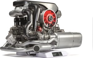 Franzis Porsche 911 TURBO - model silnika do składania 2