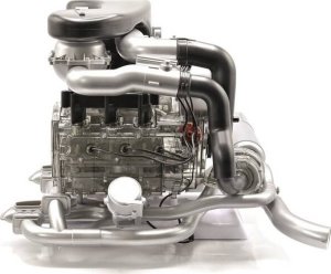 Franzis Porsche 911 TURBO - model silnika do składania 3