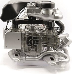 Franzis Porsche 911 TURBO - model silnika do składania 4