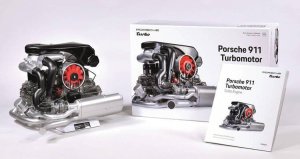 Franzis Porsche 911 TURBO - model silnika do składania 5